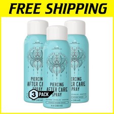 Piercing Aftercare Spray 4oz - Saline Solution for Healing