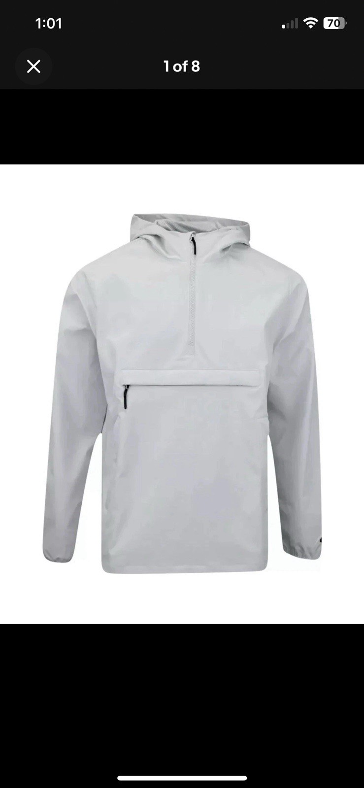 SACAI X NIKE Nike Golf Repel Giacca Anorak Non Scritta FB5452 025 Uomo Taglia L Polvere di Fotoni