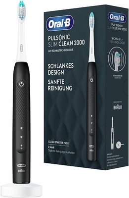 Oral-B Pulsonic Slim Clean 2000 Elektrische Zahnbürste - Schwarz