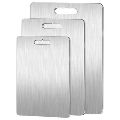 Titan Schneidebrett 3 Stück Titanium Cutting Board Stainless Steel Schneidbrett
