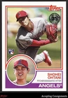 2018 Topps Update '83 Topps #832 Shohei Ohtani RC Rookie ANGELS