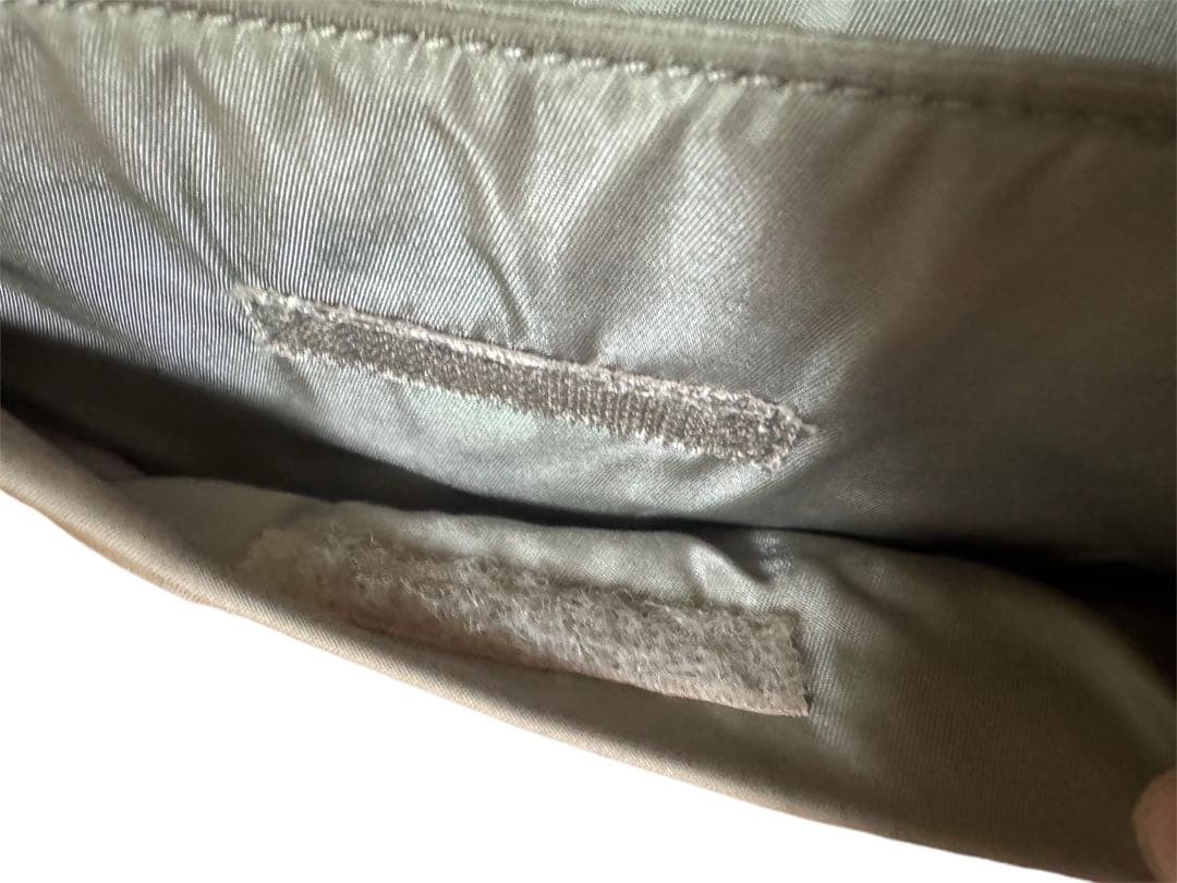 Excellent Condition PRADA Shoulder Tote Bag Khaki Gray Greige thumbnail 6