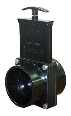 3'' Slip ABS Gate Valve 7301 Black Unrestricted Flow for Liquid & Gas Shut-Off