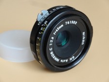 NIKON GN auto NIKKOR -C 45mm 1:2.8 f2.8 (pancake) non AI
