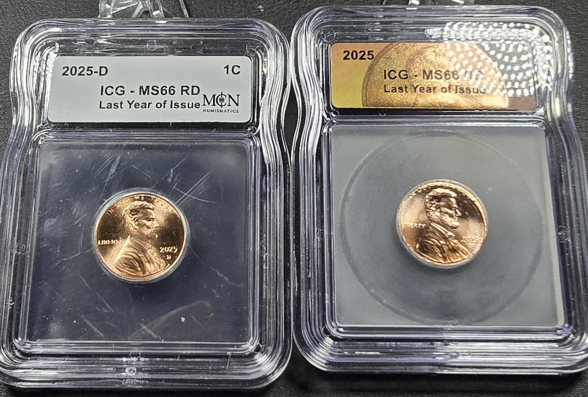 ICG Grade MS 66 US Small Cents for sale | eBay
