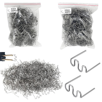 1000 Stück Stahl Hot Staples Schweißstäbe Klammern 0,8mm / 0,6mm Hot Staples Wel