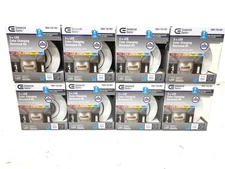 LOT OF 8 Commercial Electric 3 in. LED Color Changing Recessed Kit White New