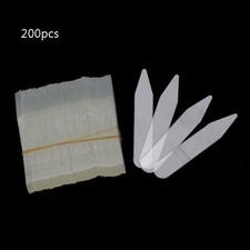 200Pcs Transparent Shirt Collar Support High Temperature Resistant Collar Stay