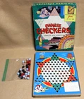 Vintage Chinese Checkers Game with marbles No. 4238 by Milton Bradley COMPLETE