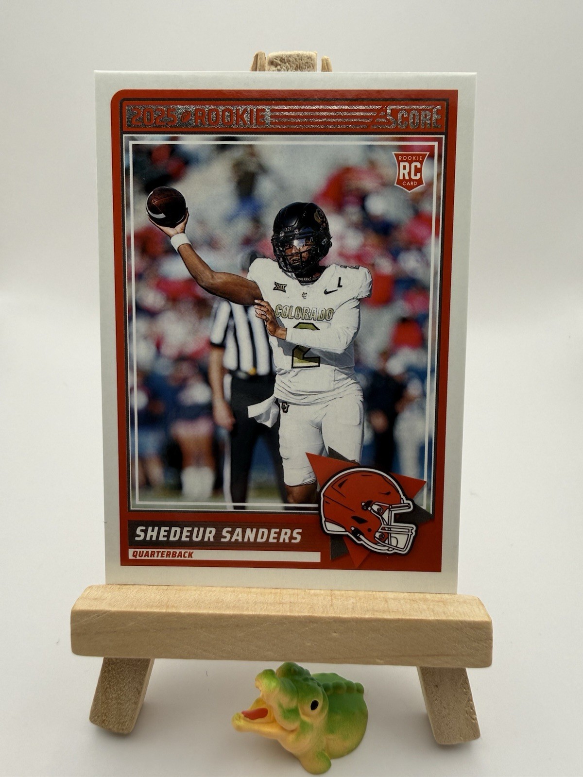 Shedeur Sanders 2025 Score Football Rookie Card # 15 Browns 