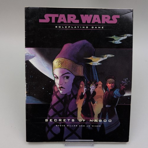 Vintage Wizards Of The Coast Star Wars Secrets Of Naboo RPG Softcover Book USA