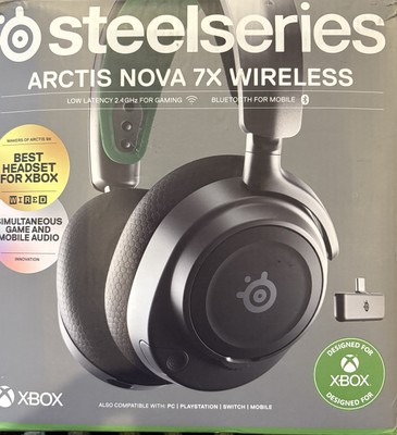 SteelSeries Arctis Nova 7X Wireless Over-Ear Gaming Headset - Black