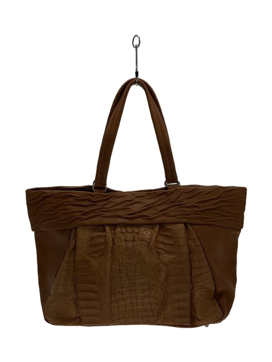 Other Brands Tote Bag Leather BRW Solid Color