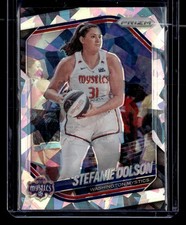 2025 Panini Prizm WNBA #112 Stefanie Dolson Ice Prizms