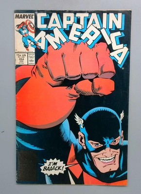 Captain America #354 1st  John Walker As U.s. Agent Marvel 1989