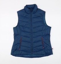 Womens UK Size 10 Regular Toggi Blue Nylon Waistcoat