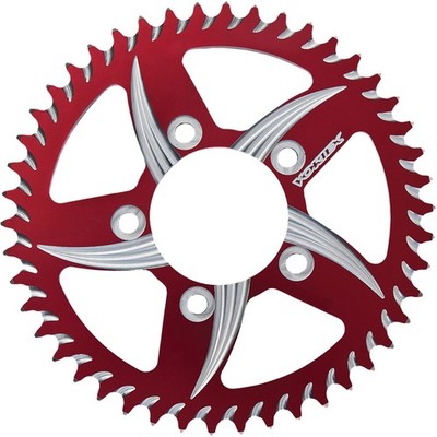 Vortex CAT5 Rear Aluminum Sprocket Red - 520 - 45-Tooth 526AZR-45