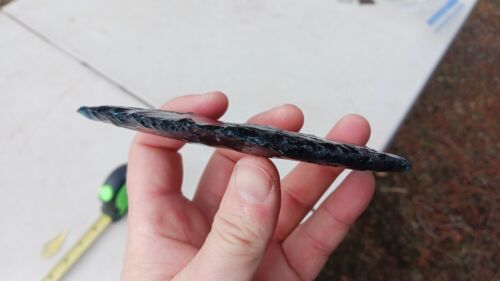 Four Flint Knapped Arrowheads. Mixed Type Glass points - Picture 9 of 22