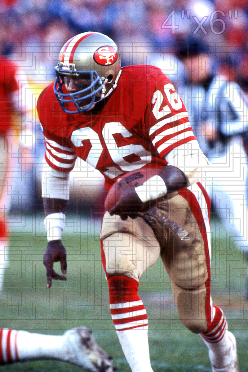 Wendell Tyler - 1983 San Francisco 49ers - choose a size - full