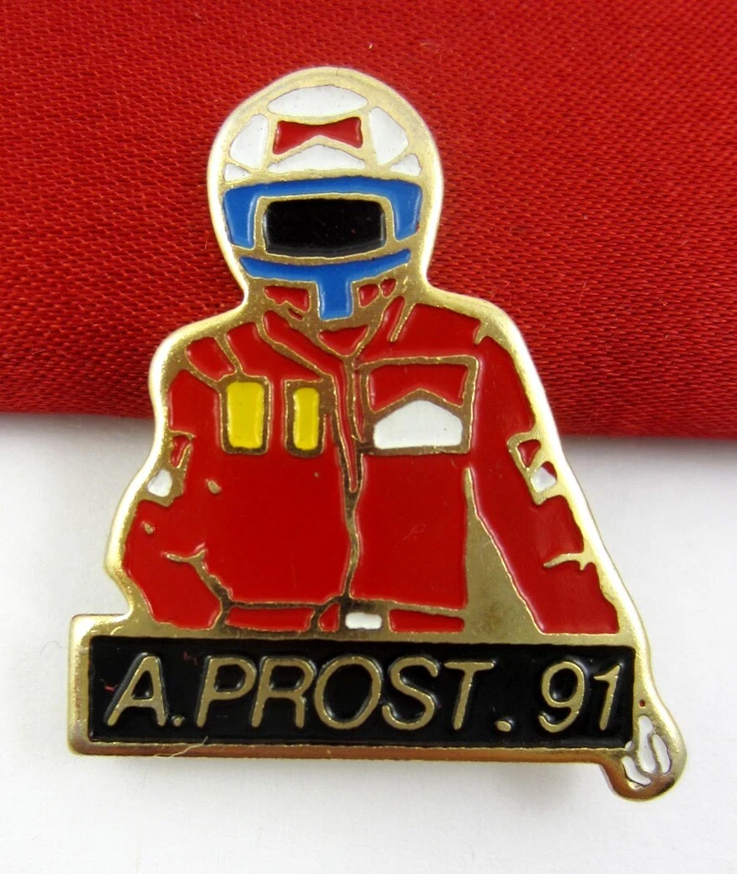 J. Alesi & A. Prost 91 Racing Drivers F1 Formula 1 Set of 2 Pins Badges - Image 2 of 4