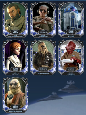 DIGITAL Topps Star Wars 2024 Base S1 Tier 6 Force Lightning Iconic Ahsoka Pick