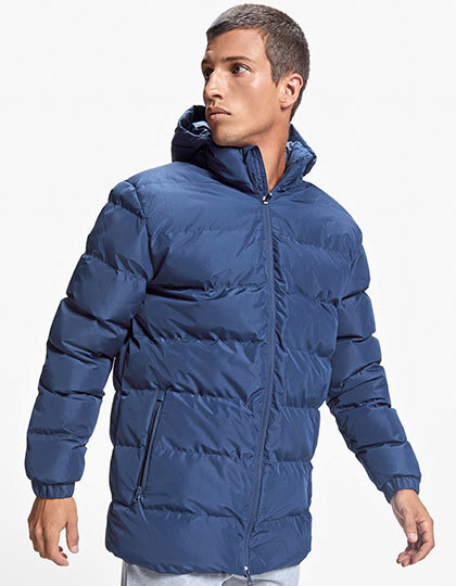 Hombre Chaqueta de Invierno Acolchado Impermeable Capucha Parka Regular S - 3XL