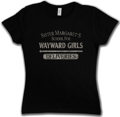SISTER MARGATE'S SCHOOL FOR WAYWARD GIRLS DAMEN T-SHIRT Deliveries Deadpool