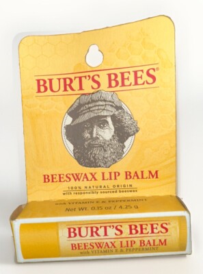 Burt's Bees Beeswax Original Lip Balm 0.15 oz NEW NIP