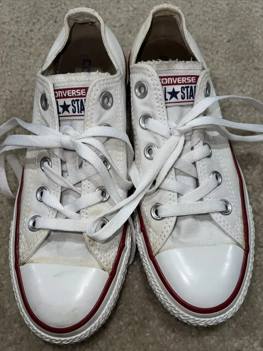 CONVERSE All Star Canvas White 6 Woman 4 Men Low Chuck Taylor Sneakers
