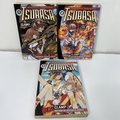 ツバサ-RESERVoir CHRoNiCLE- 英語版　漫画　English Tsubasa Reservoir Chronicle Volumes 1-3 Manga English Comic Book