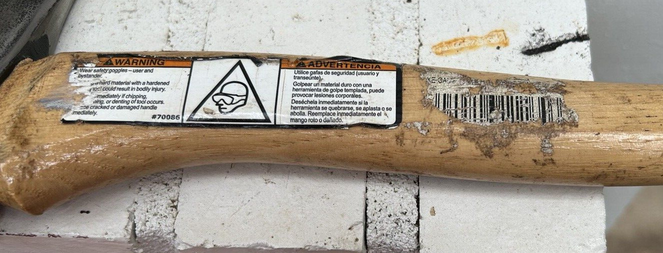 Vtg US 06 WOODINGS VERONA TRUE TEMPER Military Hatchet 1 lb 13 oz, Wood Handle