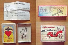 TRE VECCHI GIOCHI D'ABILITA' O D'INGEGNO - ORIGINE FRANCIA 