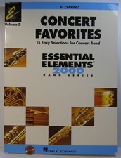 HAL LEONARD CONCERT FAVORITES ESSENTIAL ELEMENTS 2000 VOL.2  Bb CLARINET
