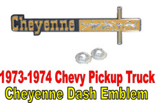 Chevrolet Cheyenne C10 1973-1974 camioneta pickup emblema de tablero, Chevy nuevo