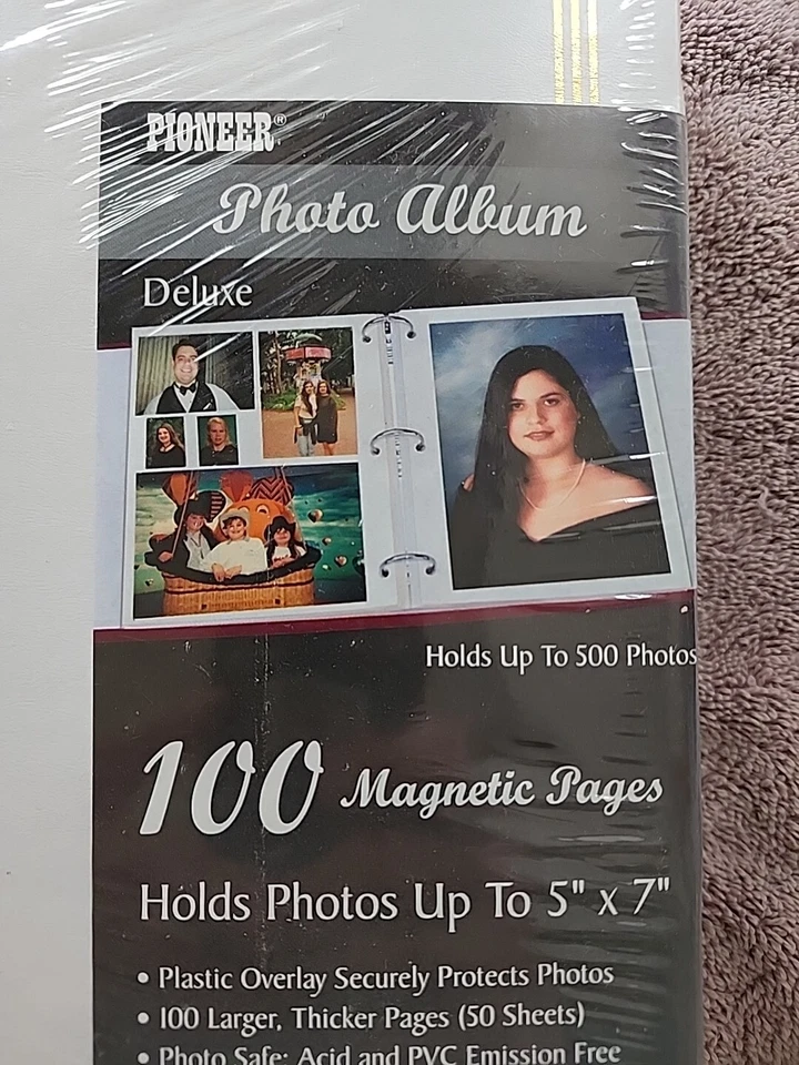 ÁLBUM DE FOTOS PIONERO DELUXE 100 páginas magnéticas [[BLANCO]] ((Sellado de fábrica)) Foto 4 de 4