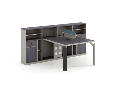 Bureau de groupe poste de travail d'équipe table meuble commode bureau 2 personnes