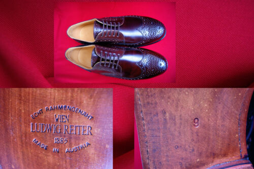 Ludwig Reiter Pferdeleder Shell Cordovan UK 9 (EU 43) BUDAPESTER Braun 1.198 NEU - Bild 7 von 12