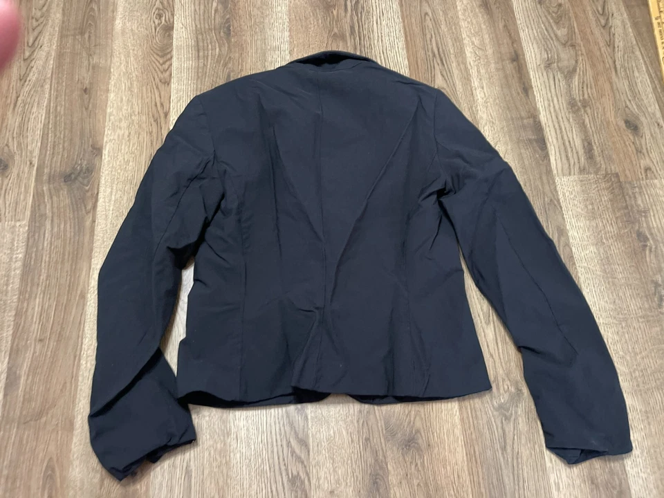 Chaqueta Newport News, Para Mujer Talla 8, Negra, Blazer, Bolsillos Delanteros Foto 2 de 4