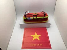 Elton John Designer "Softball" Eyewear Frames with Case/Cleaning Cloth