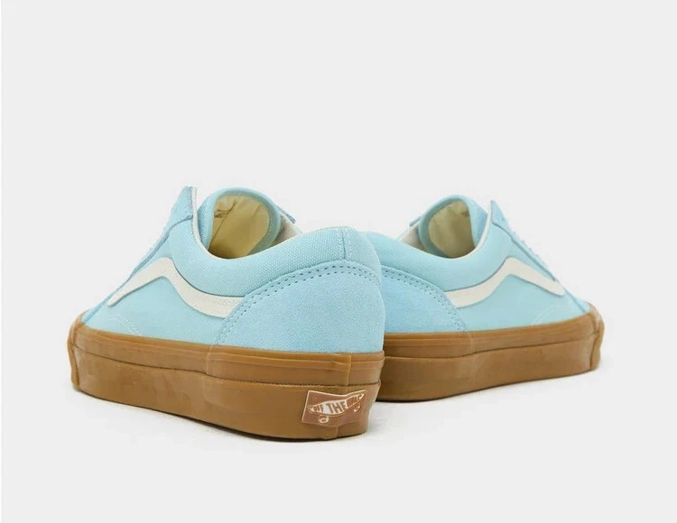 Vans Old Skool 36 Premium En Azul Claro Y Blanco Todas Las Tallas Stock Limitado - Imagen 3 de 4