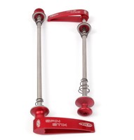 U.s.e. Tula Spin Stix Titanium Road Bike Wheel Skewers Red 115/145mm on sale U.s.e. Tula Spin Stix Titanium Road Bike Wheel Skewers Red 115/145mm on sale
