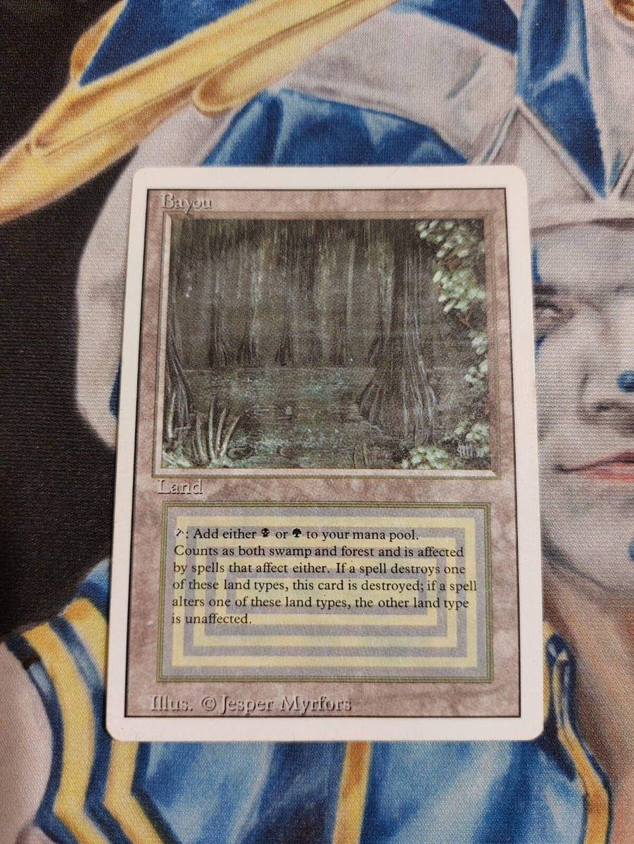 Bayou MTG Revised Rare Land Moderately Played x1 GG3 | eBay