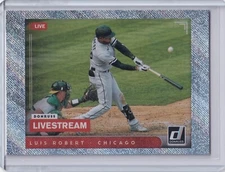 2021 Panini Donruss Baseball Livestream Rapture #LS2 Luis Robert WHITE SOX