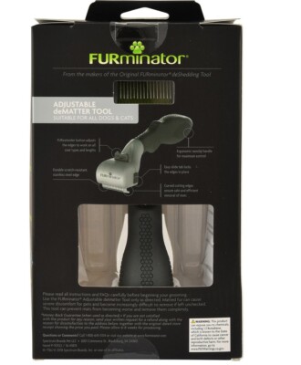 Adjustable deMatter Tool For Cats Dogs easily removes matted