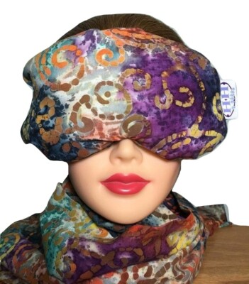 Eye Mask Lavender Eucalyptus,Sinus,Herbal Pack,Hot Cold Pack,Eye Pack,Batik 
