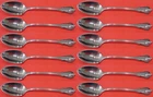 Grand Colonial by Wallace Sterling Silver Demitasse Spoon Set 12 pieces 4"