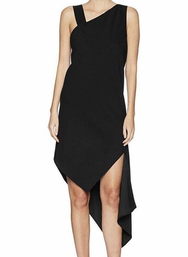 Neil Barrett, NWT Neil Barrett Womens Spiral Fall Away Dress Black Size 42