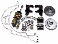1955-1957 Chevrolet power front disc brake conversion 2" drop spindles