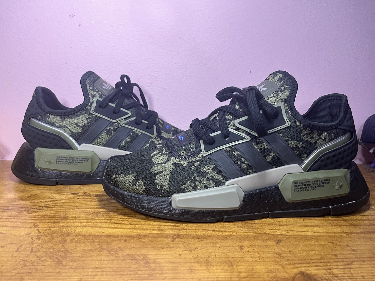 adidas nmd brown and black