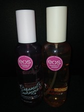 2x EOS Body Mist PEPERMINT CARAMEL Cashmere 6 fl oz w/ hydrating hyaluronic acid